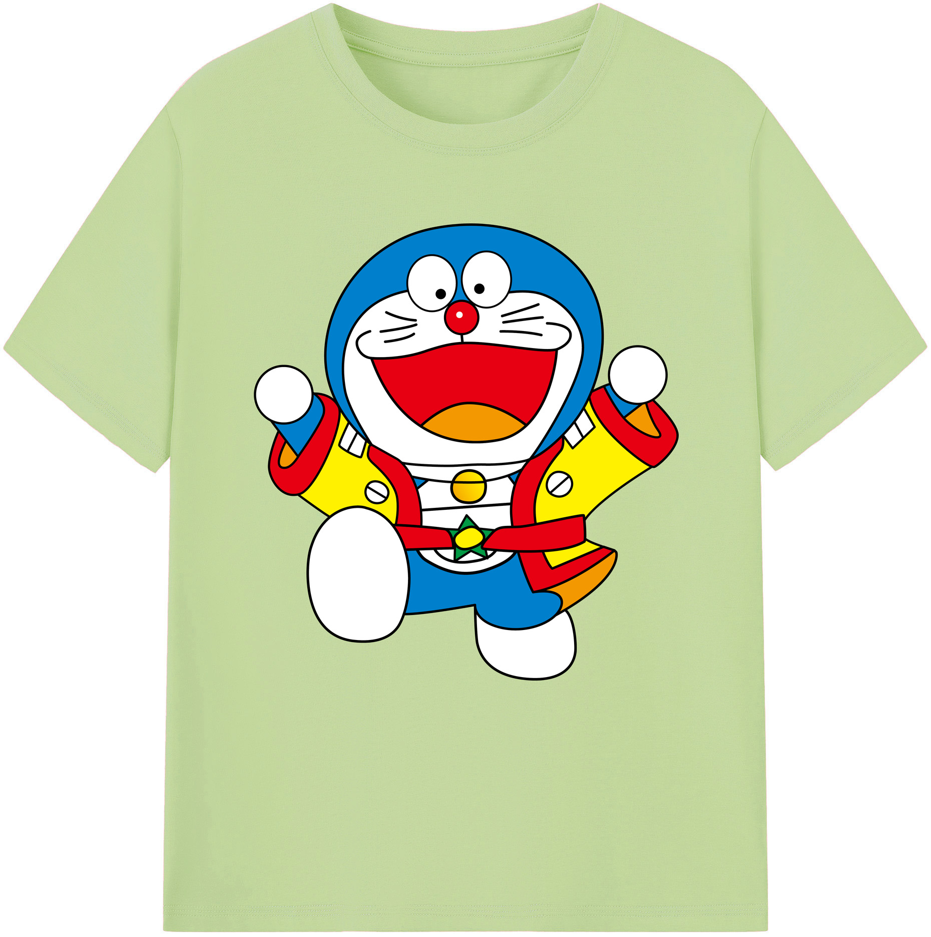 （画像用） ドラえもん Doraemon 綿100％半袖Tシャツ（フロントプリント）